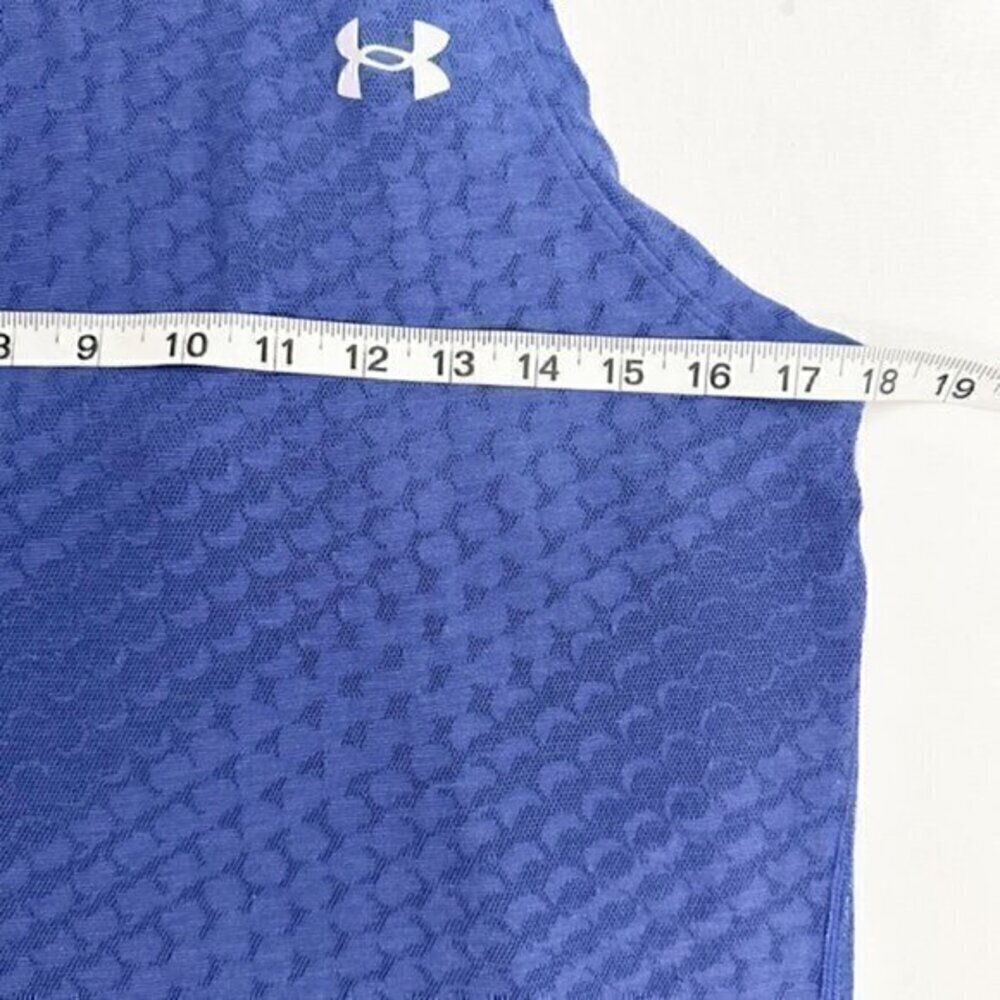 Under Armour The Streaker Tee Activewear‎ Workout Tank Top Blue Size  Small - Picture 8 of 8